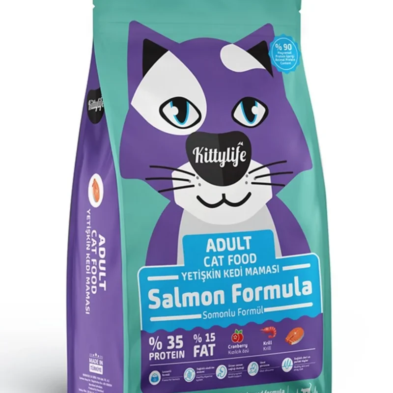Kittylife Yetişkin Kedi Maması Somonlu 10 Kg Premium